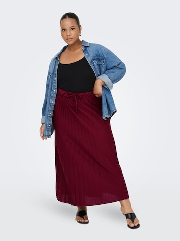ONLY Carmakoma Rok 'CARGISELLE' in Rood