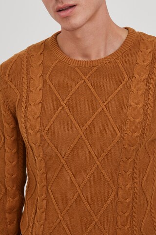 !Solid Sweater 'SDTerence' in Brown