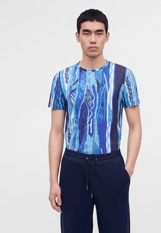 Carlo Colucci Loose fit Trousers in Blue