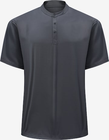 ALLTHEMEN Shirt 'Atmen' in Grey: front