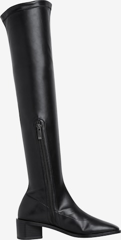 TAMARIS Over the Knee Boots in Black