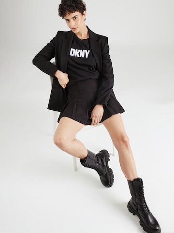 DKNY Μπλουζάκι 'FOUNDATION' σε μαύρο