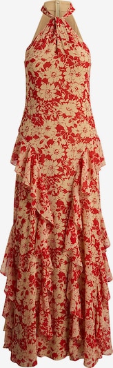 Lauren Ralph Lauren Abendkleid in 34 in beige / blutrot, Produktansicht