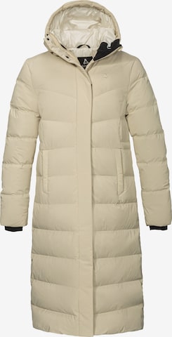 Manteau outdoor Schöffel en beige : devant