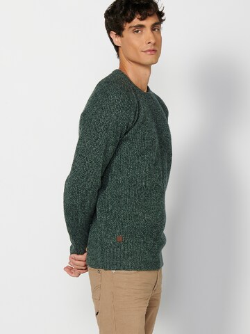 Pull-over KOROSHI en vert