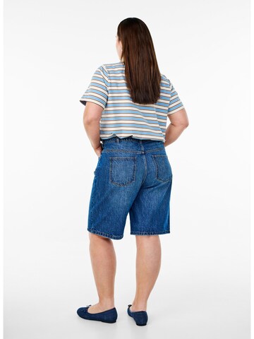 Zizzi Regular Shorts 'Tami' in Blau