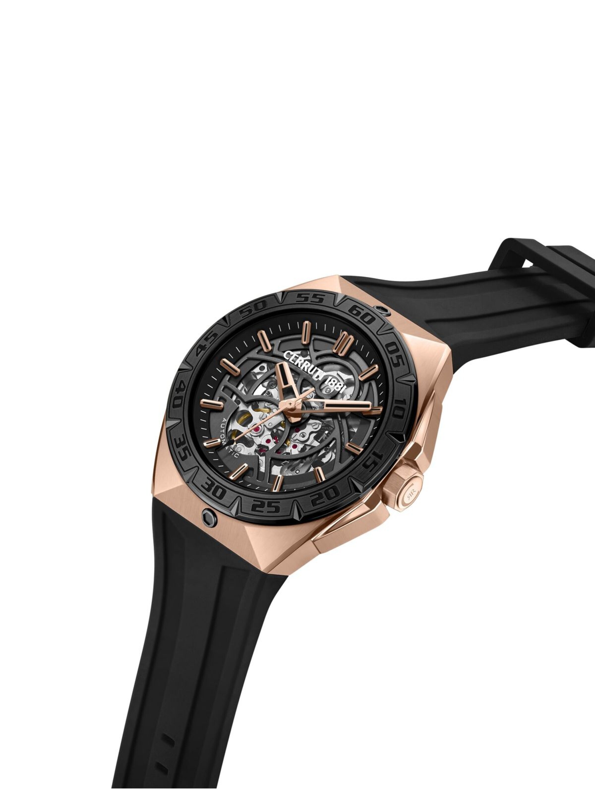 CERRUTI 1881 Analoguhr 'Automatic watch Arrezo'‌‌‌‌‌‌ in Schwarz