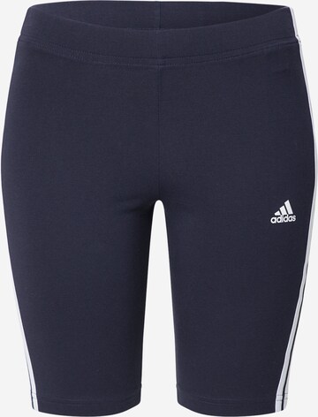 ADIDAS SPORTSWEAR Slim fit Workout Pants 'Essentials' in Blue: front