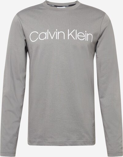 Tricou Calvin Klein pe gri închis / alb, Vizualizare produs