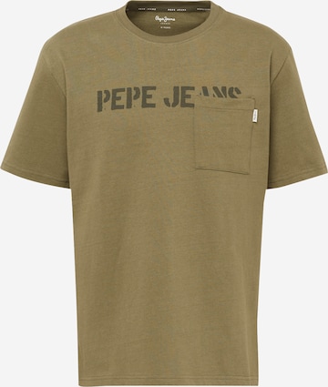 Pepe Jeans قميص 'COSBY' بلون أخضر: الأمام