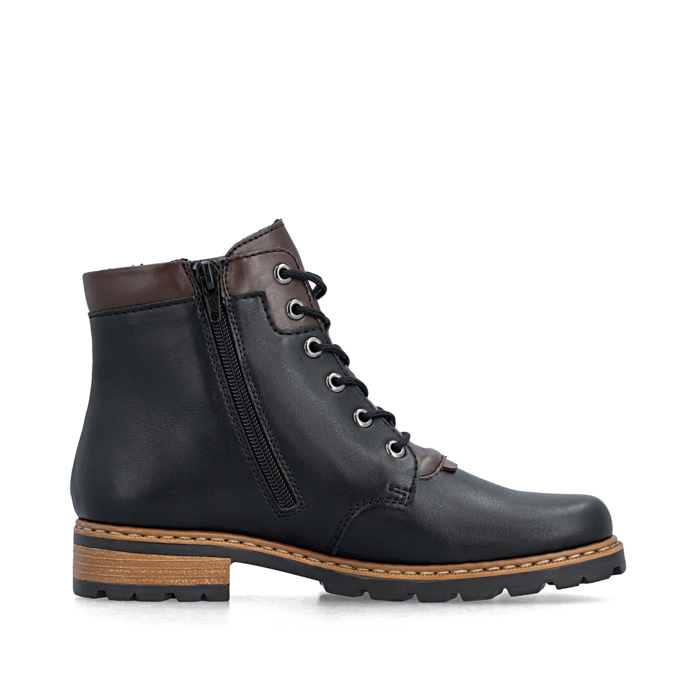 Rieker - Botim com fivela em preto