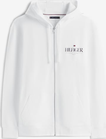Tommy Hilfiger Big & Tall Кофта на молнии в Белый: спереди