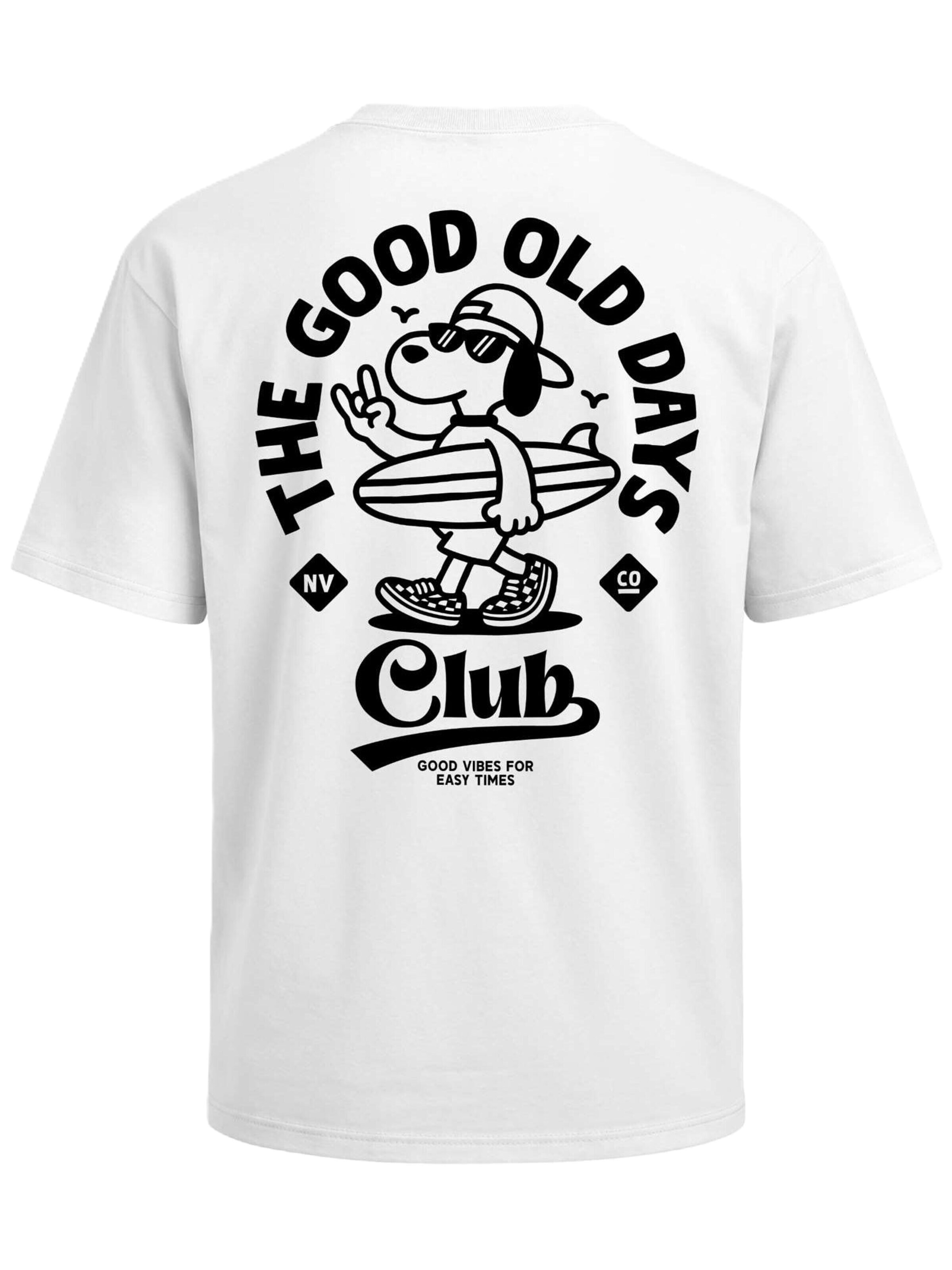 Neverless Shirt 'Good old Days' in White: front