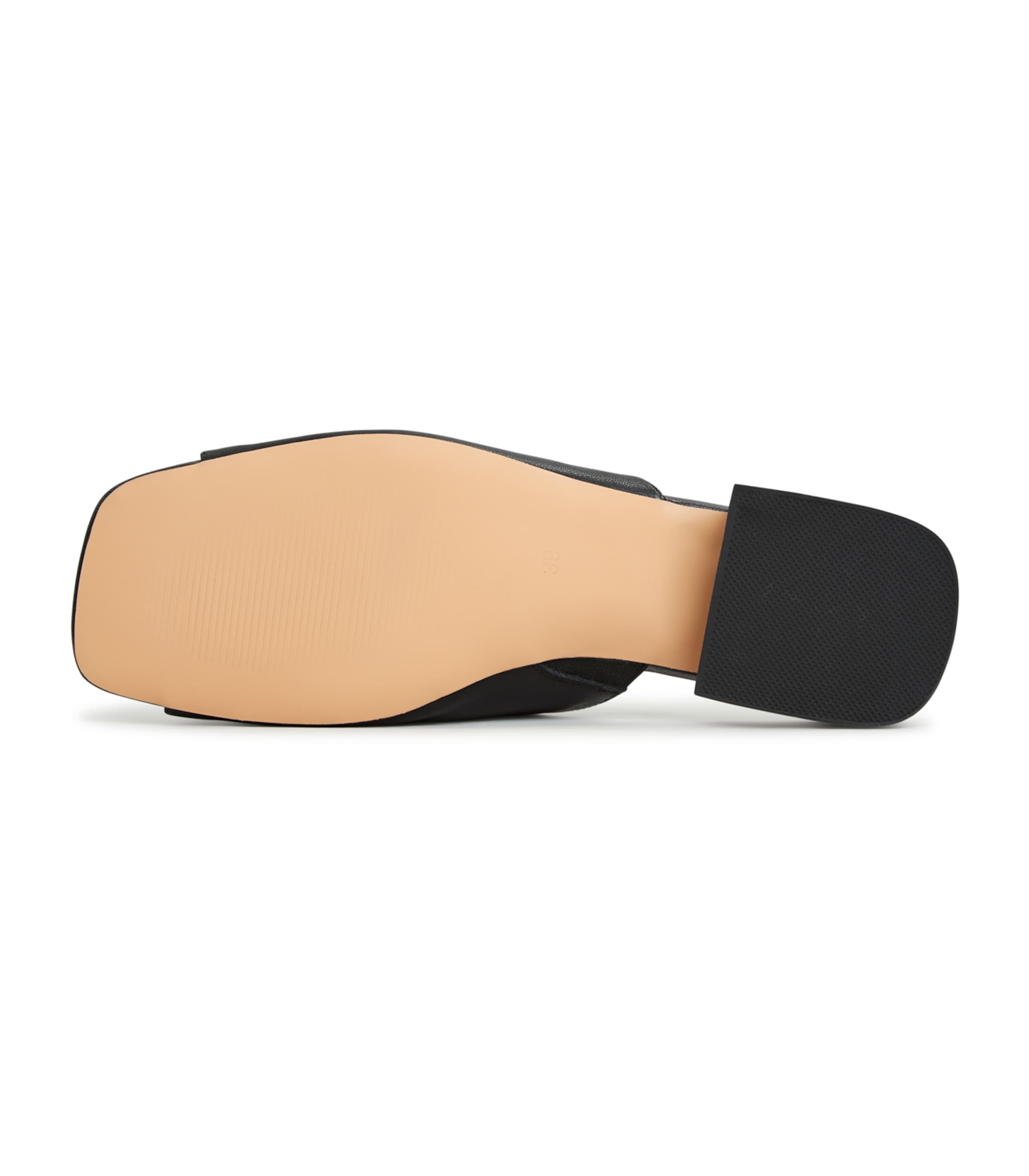 CESARE GASPARI Pantolette in Schwarz