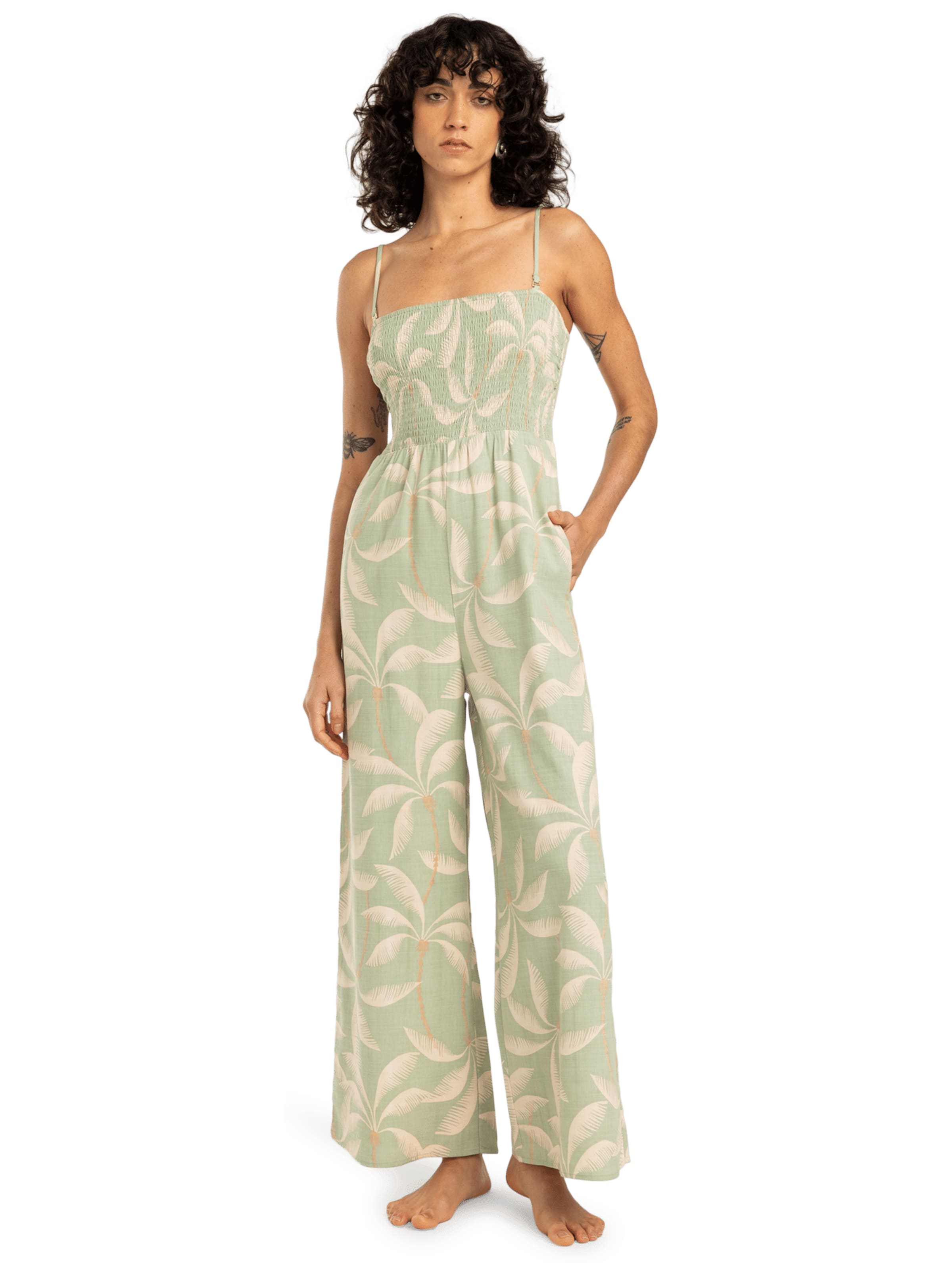 BILLABONG Jumpsuit 'Summer Rainbow' in Grün: Vorderseite