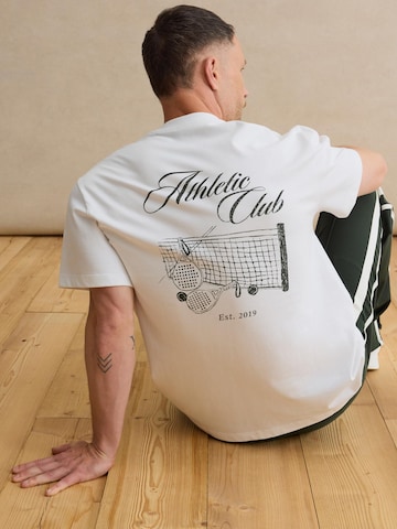 DAN FOX APPAREL Shirt 'Emilian' in Weiß