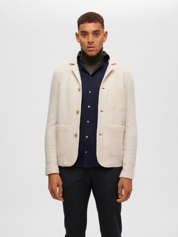 SELECTED HOMME Regular fit Suit Jacket 'Nealy' in Beige: front