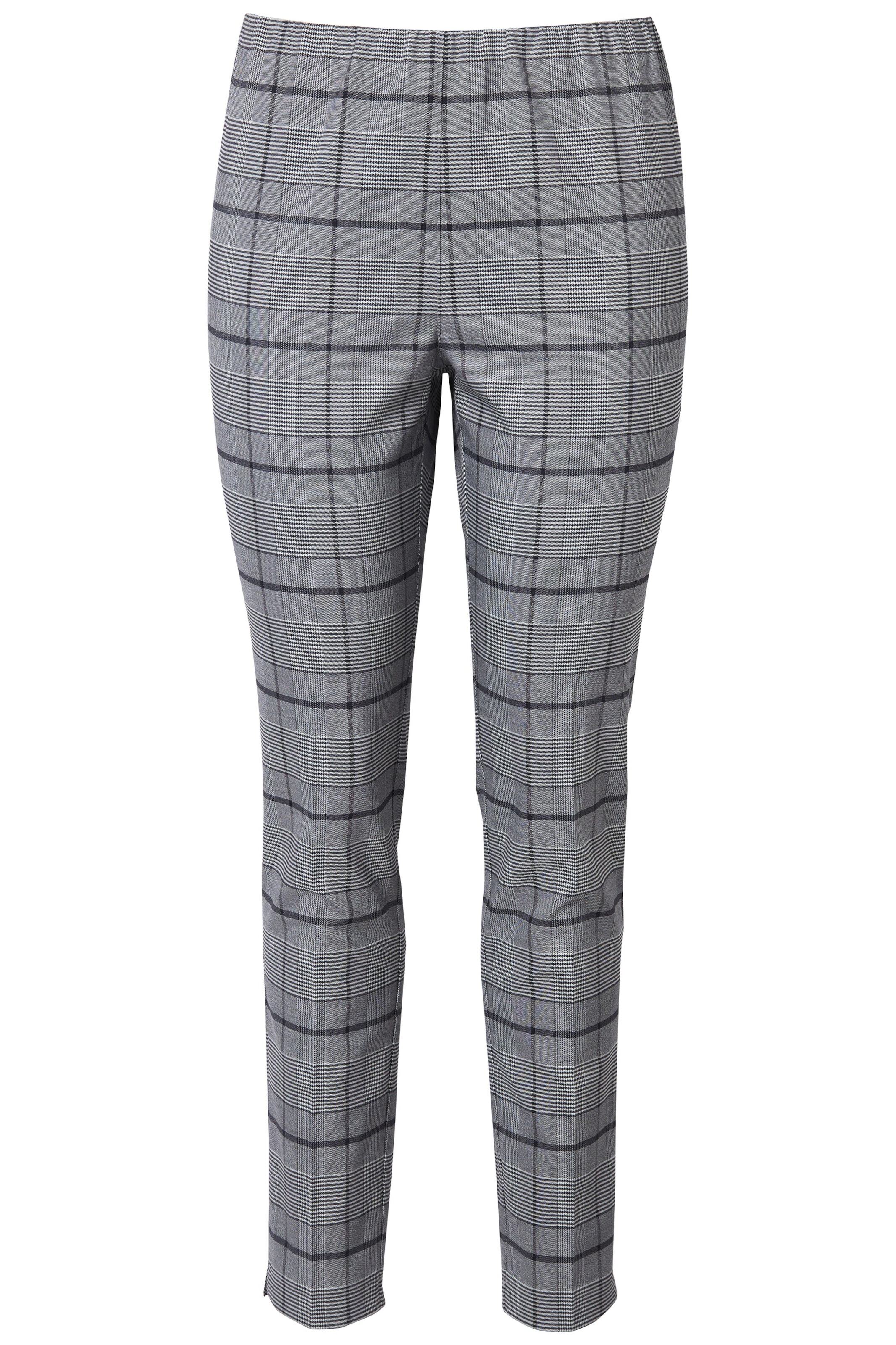 Ulla Popken Slimfit Hose in Blau: Vorderseite