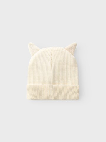 Bonnet NAME IT en blanc