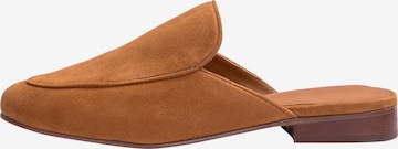 LLOYD Pantolette 'NOX GLIDE' in Braun: Vorderseite