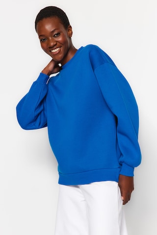 Trendyol Sweatshirt in Blue: front