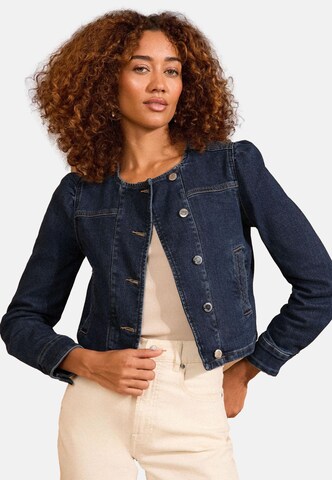 love & roses Between-Season Jacket in Blue: front