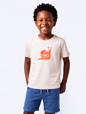 MelaDi Shirt 'Rote Schnecke' in White