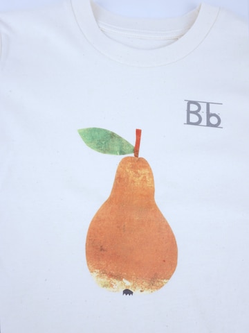 T-Shirt 'Birne' MelaDi en blanc