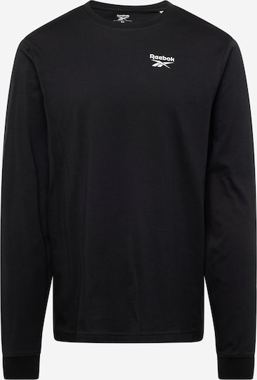 Reebok Functioneel shirt in de kleur Zwart / Wit, Productweergave