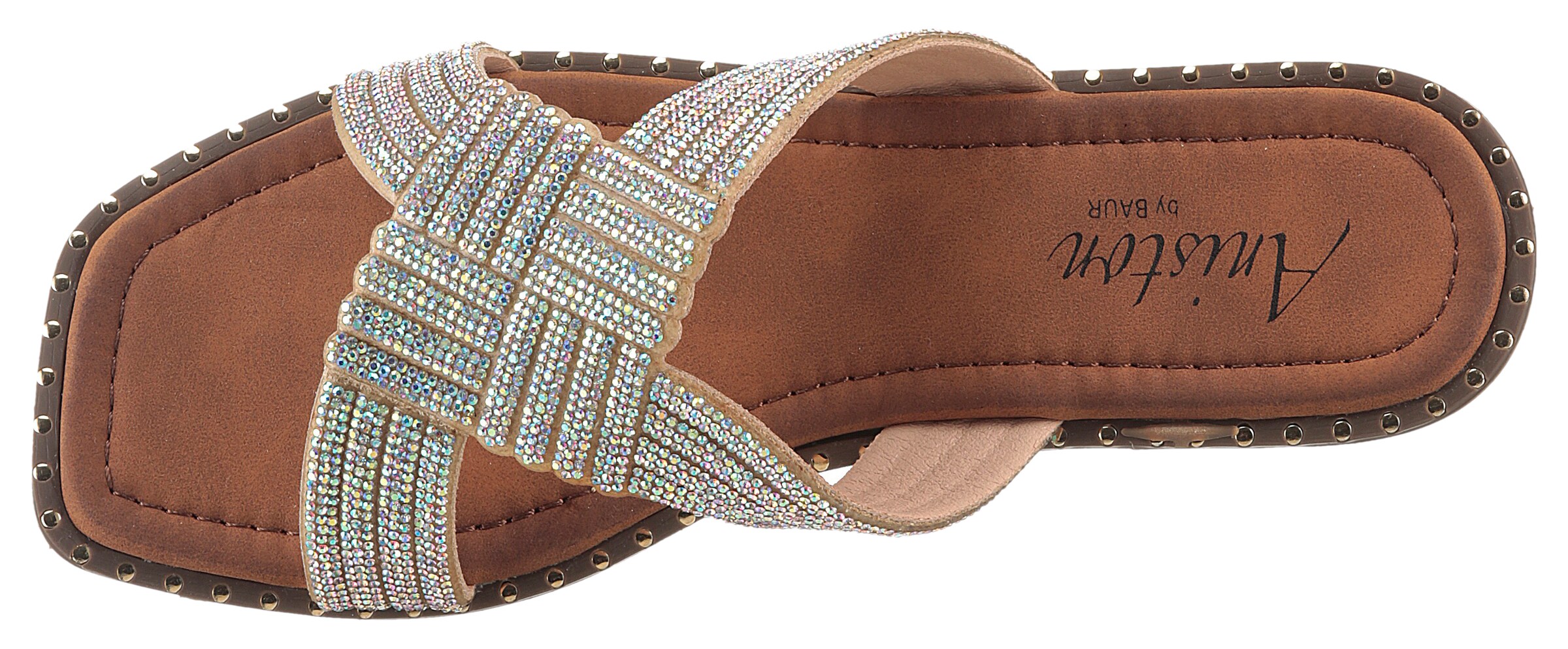 Aniston Mules in Beige