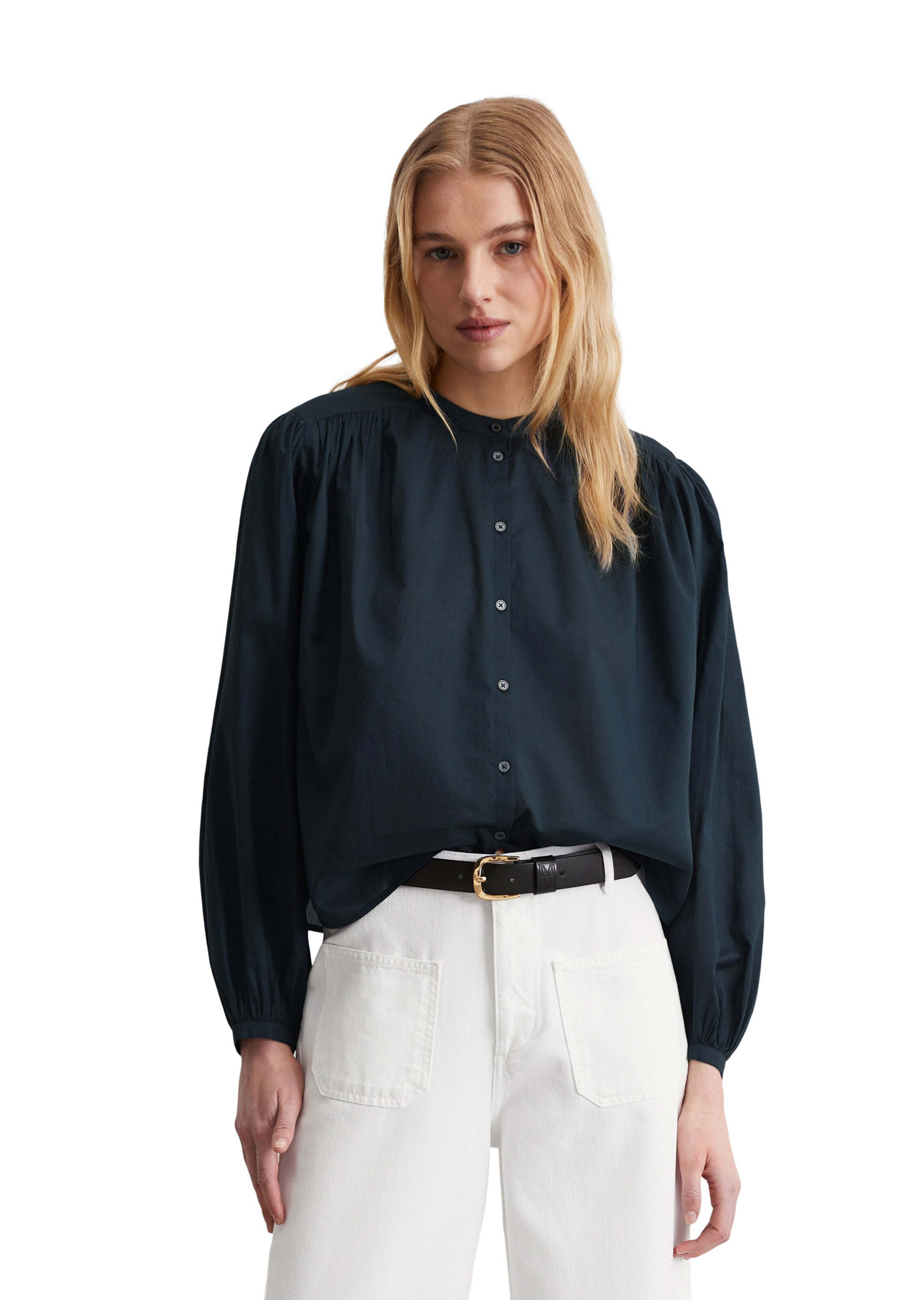 Marc O'Polo Blouse in Blue: front