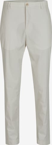 HECHTER PARIS Regular Pleated Pants 'X-Tension' in White: front