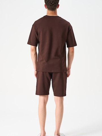 LOUIS LECLER Tracksuit 'Ace' in Brown