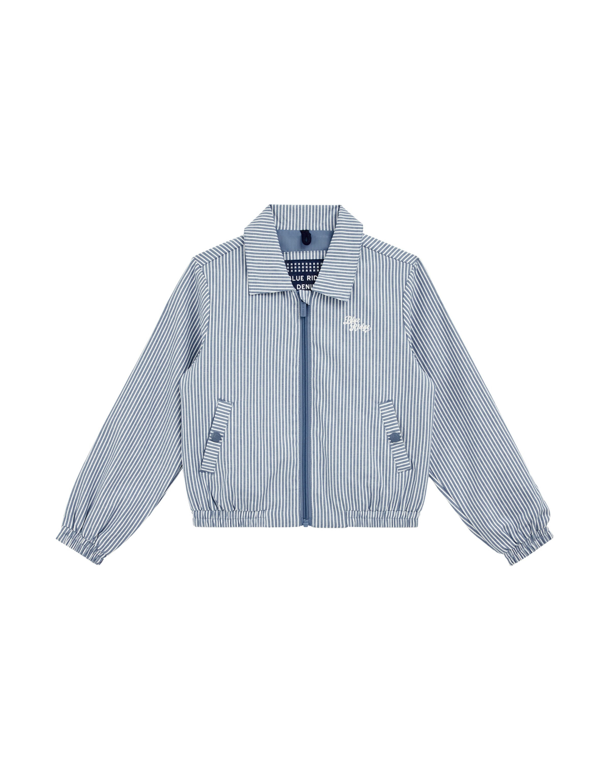 WE Fashion Prehodna jakna | modra barva: sprednja stran