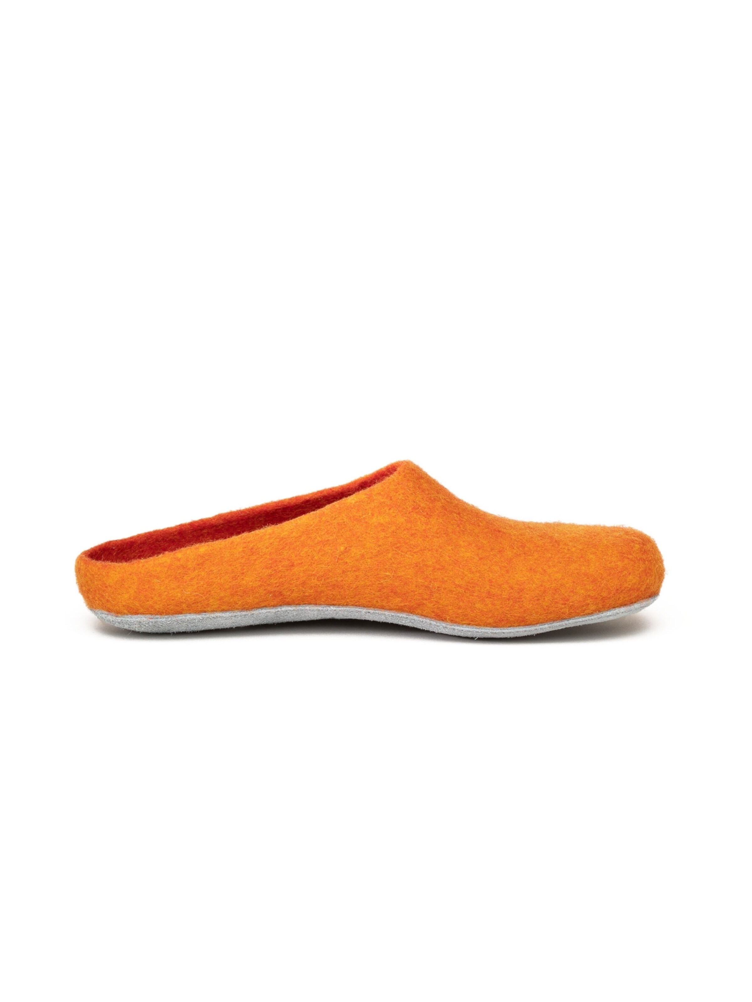 MagicFelt Slippers 'Filzpantoffel AP 701' in Orange