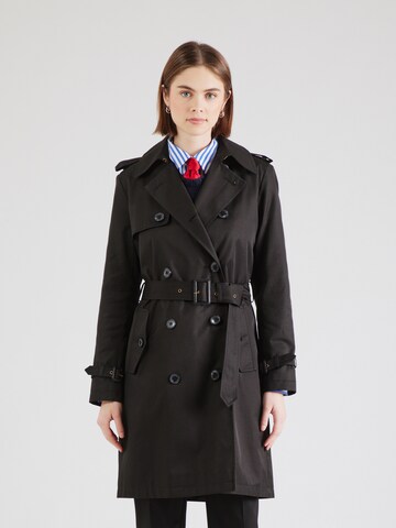 Manteau mi-saison Lauren Ralph Lauren en noir : devant