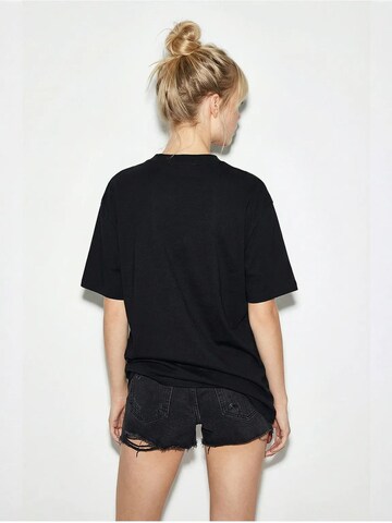 Bianco Lucci T-Shirt in Schwarz