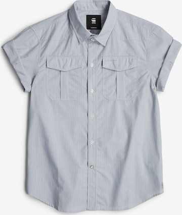 G-Star RAW Blouse in Blauw: voorkant