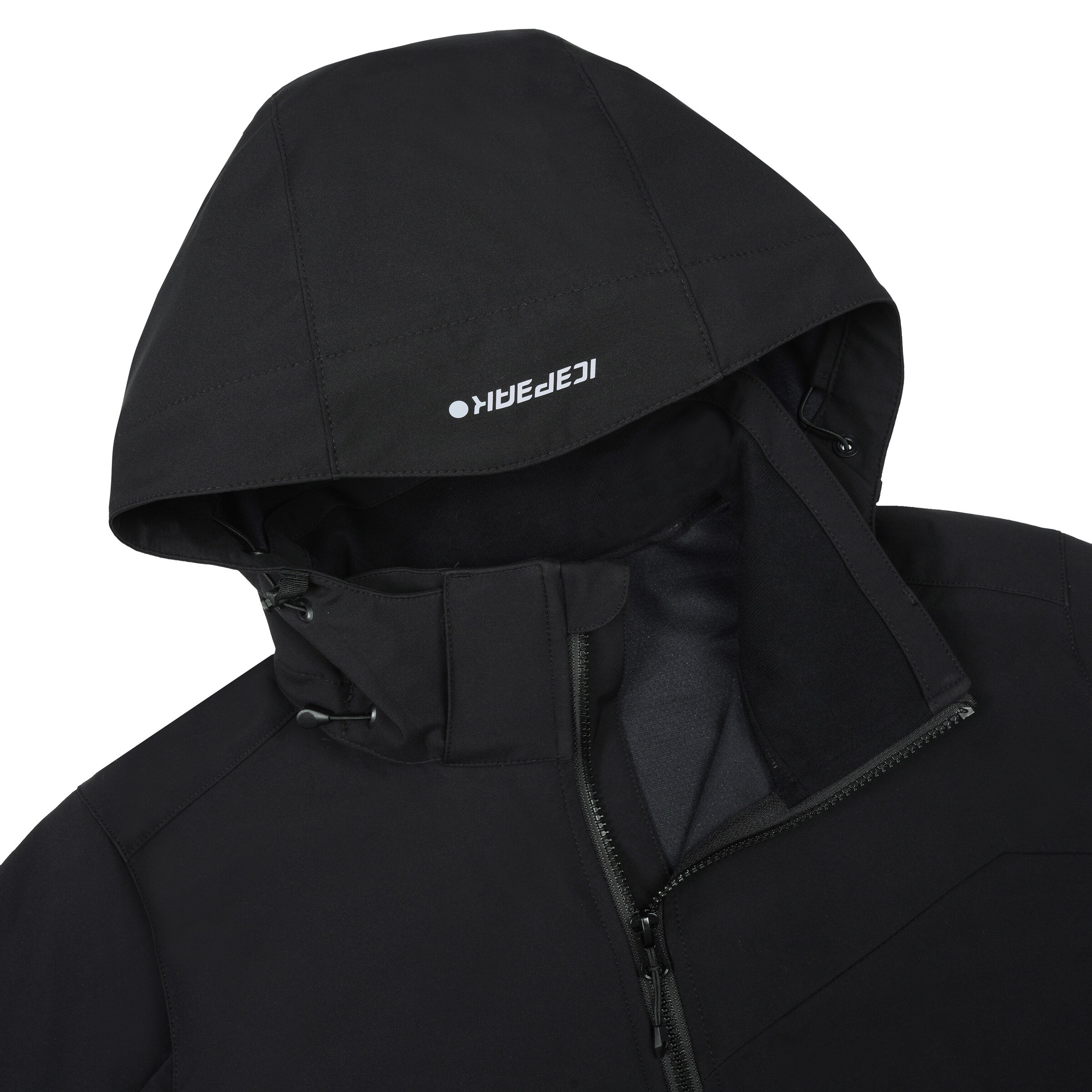 ICEPEAK Winterparka in Schwarz