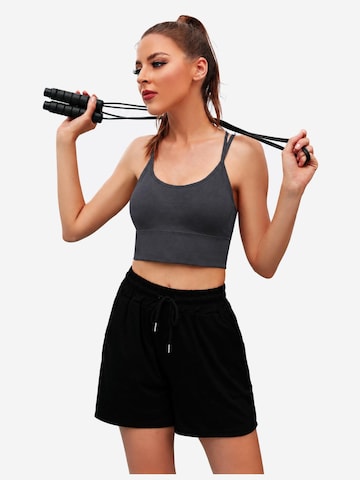 AOTTORI Bralette Sports Bra in Grey