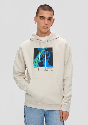 QS Sweatshirt in Weiß: Vorderseite