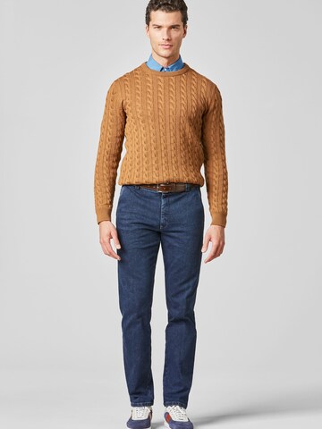 Coupe slim Jean 'Oslo' MEYER en bleu