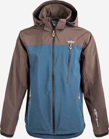 Weather Report Outdoor jacket 'Delton' in Blue: front