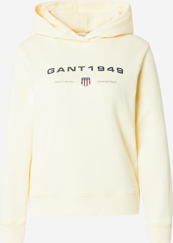 Sweat-shirt GANT en jaune : devant