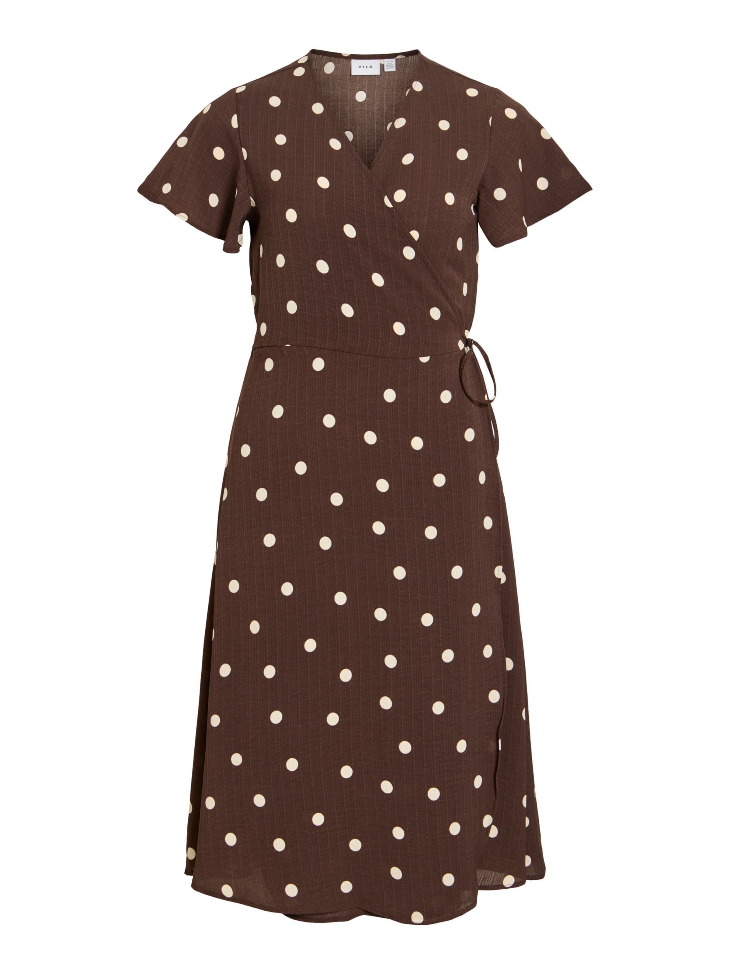 Robe 'VILovie' VILA en marron : devant