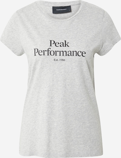 PEAK PERFORMANCE Sportshirt in graumeliert / schwarz, Produktansicht