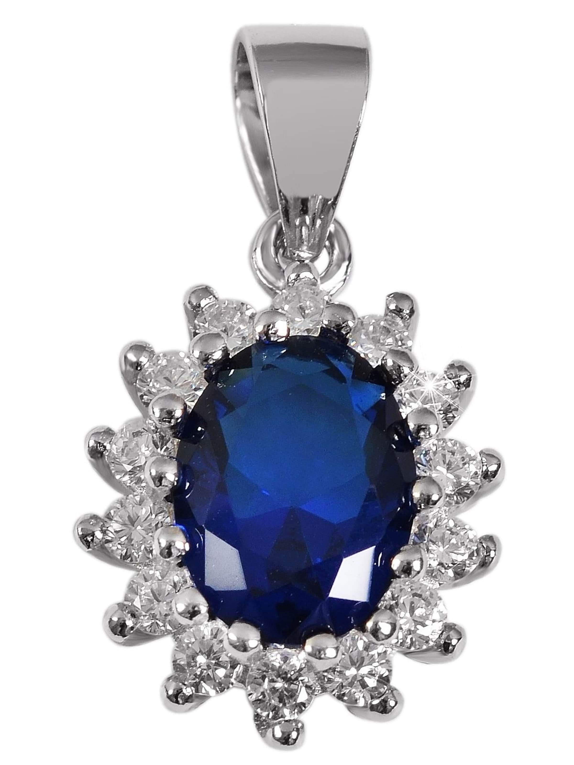 Akzent Pendant 'Divna, 925 Sterlingsilber, langlebig' in Silver: front