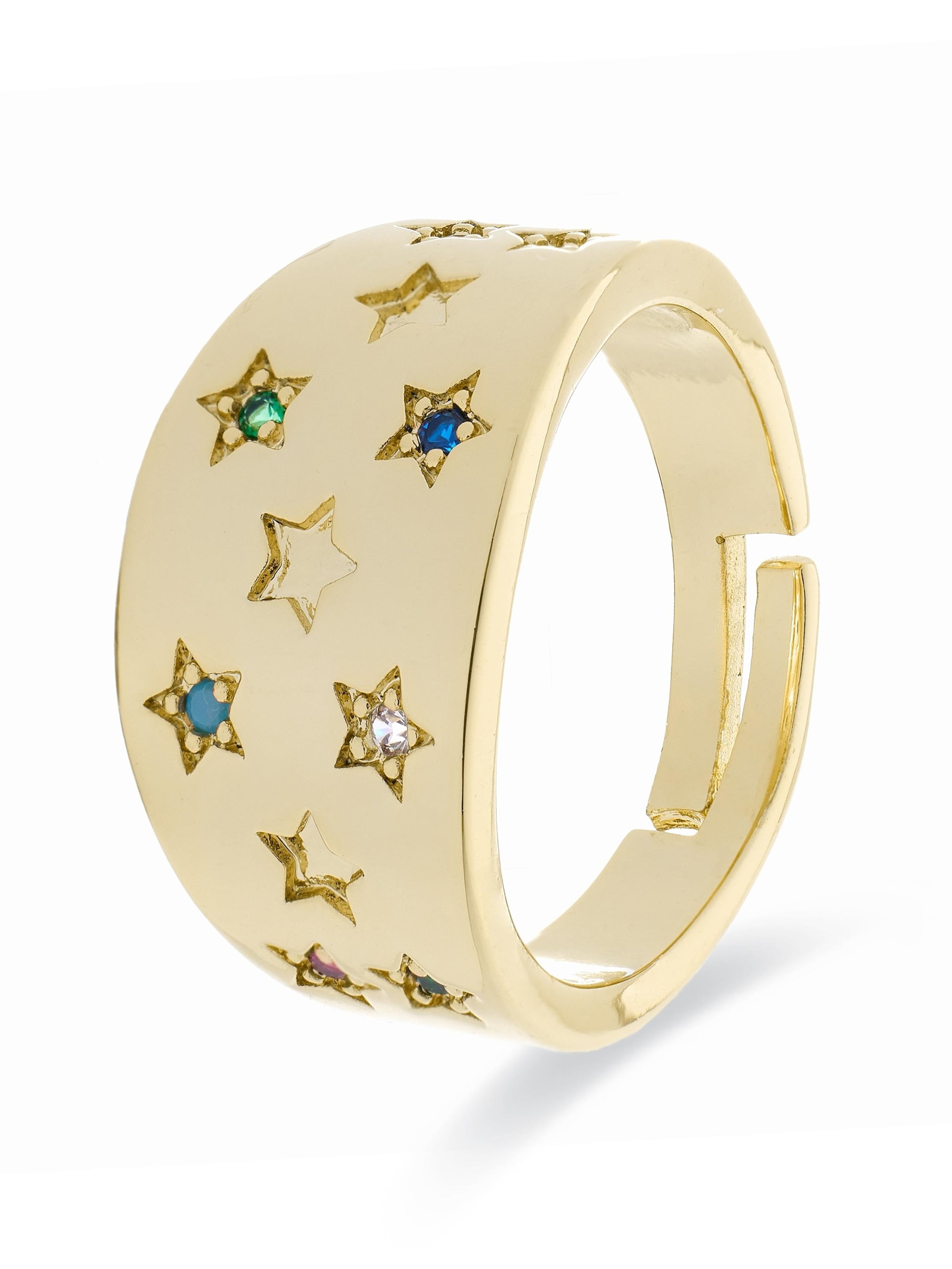 Luxenter Ring 'Etav' in Mixed colours: front