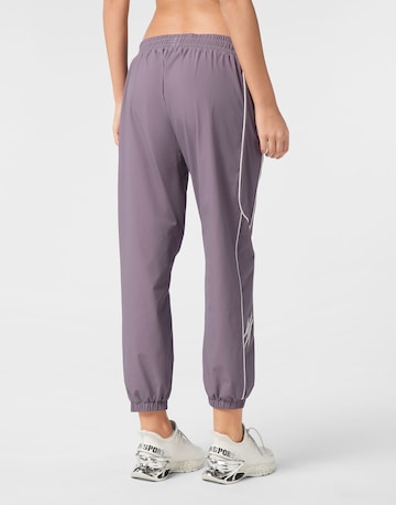 Plein Sport - Tapered Pantalón 'Scratch' en lila