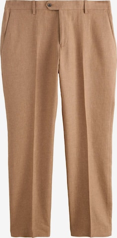 Next Плиссированные брюки в Коричневый: спереди
